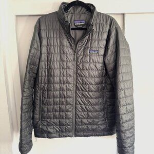 Patagonia Mens Nano Puff Jacket - Forge Grey - Size L